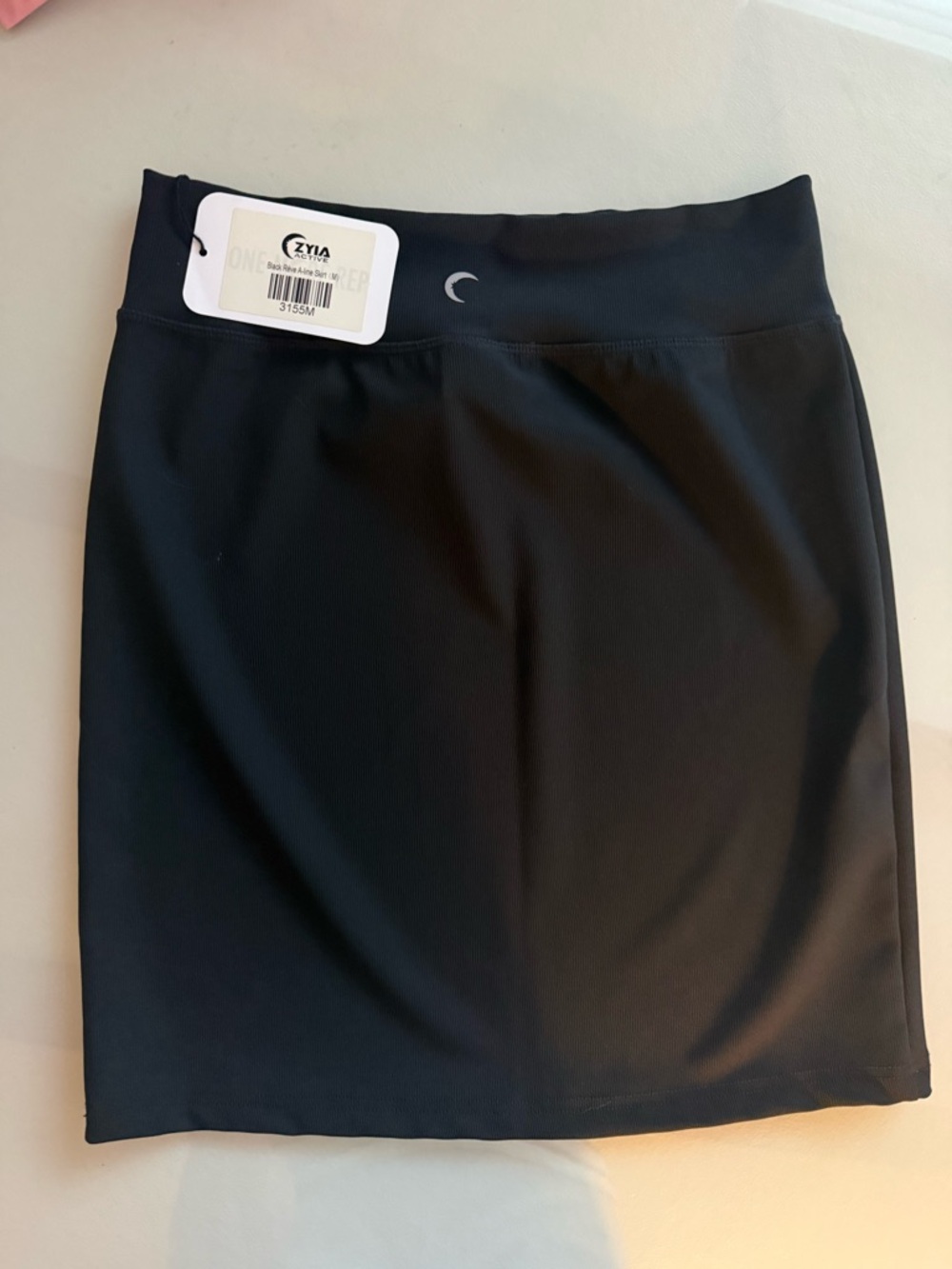 Zyia Black Athletic Skirt Womens Size M Activewear Stretch NWT